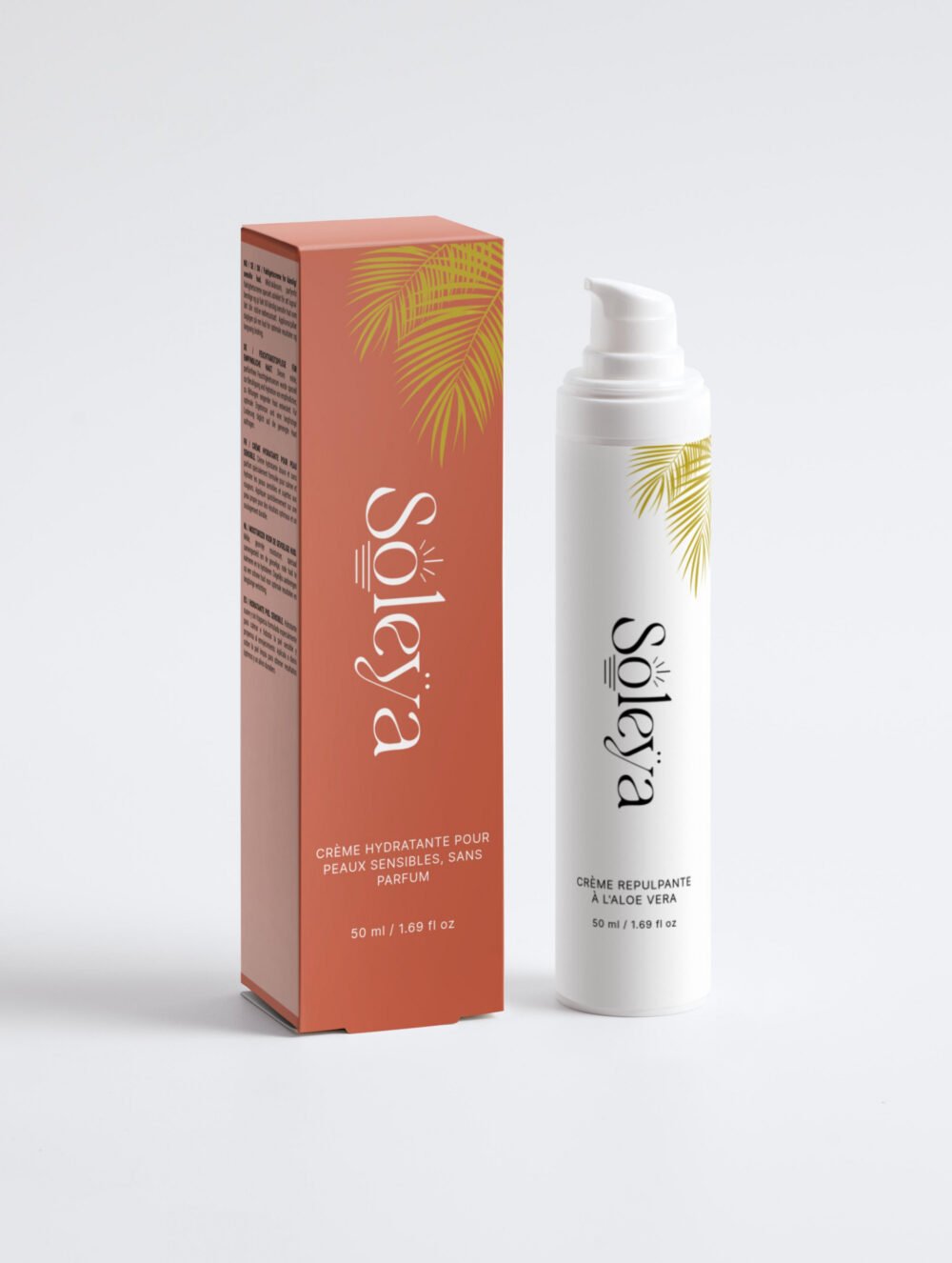 Crème hydratante pour peaux sensibles, sans parfum