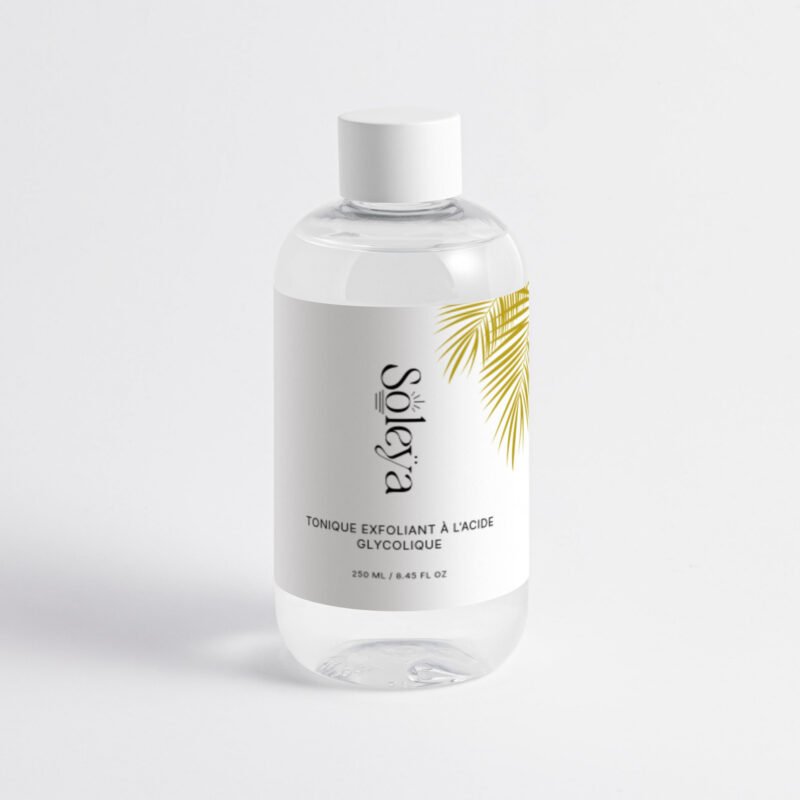 Tonique exfoliant à l'acide glycolique